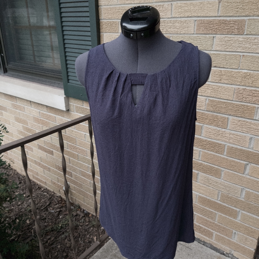 EUC Banana Republic embellished tank top, sz 6